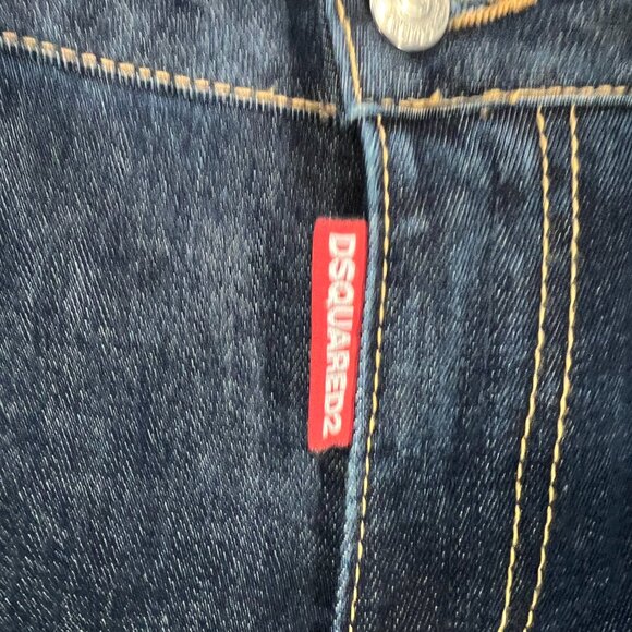 DSquared2 Skinny Jennifer Blue Jeans Size 40 - Picture 3 of 8